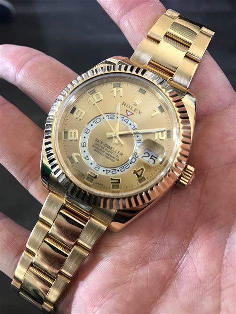 rolex sky dweller all gold price|rolex sky dweller gold 2021.